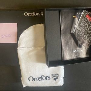 Orrefor Annual Christmas Ornaments